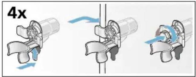 BOSCH WAWH8690 - Transportsicherungen einbauen: - 2