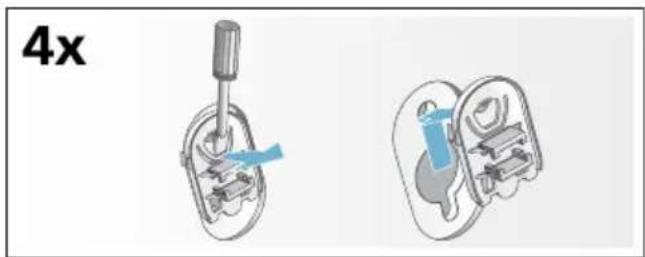 BOSCH WAT28690 - Transportsicherungen einbauen: - 1