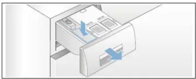 BOSCH WAT28690 - Waschmittel dosieren und einfüllen: - 1