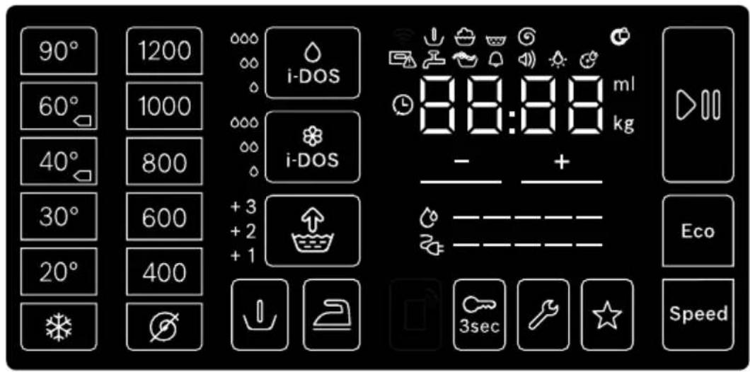 BOSCH WAT28690 - Touch-Display - 1