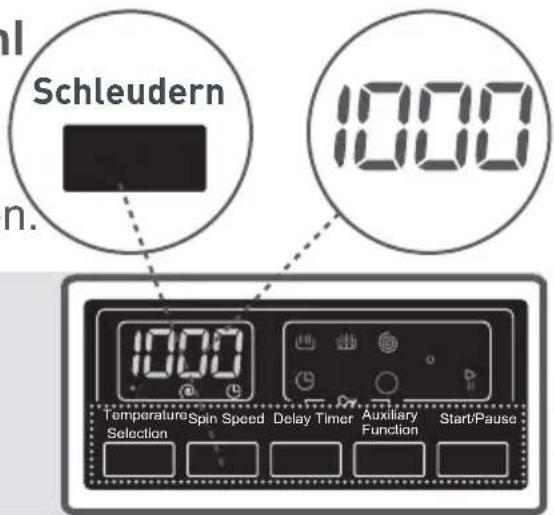 Schleudern 1000 1000 Temperature Spin Speed Delay Timer Auxiliary Start/Pause Selection Function