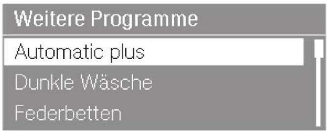 MIELE WMR 561 WPS - Programmwahl - 3