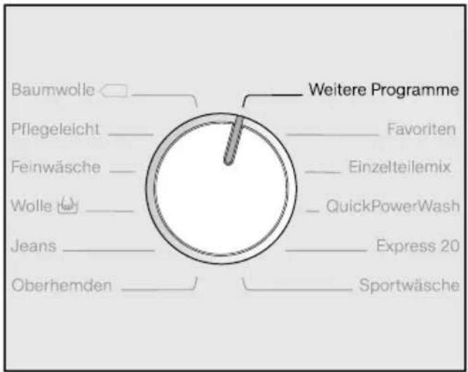 MIELE WMR 561 WPS - Programmwahl - 2