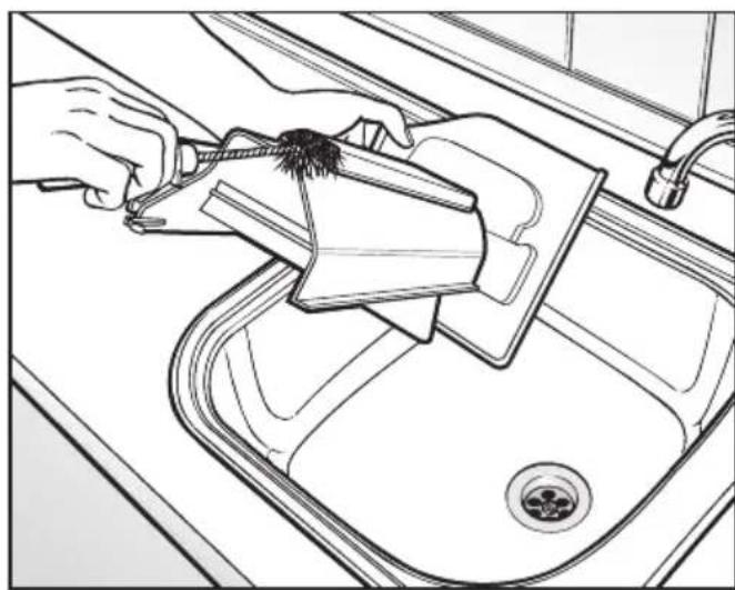 MIELE WMR 561 WPS - Saugheber und Kanal reinigen - 2