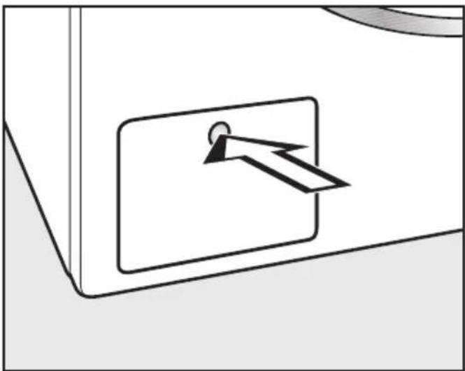 MIELE WMR 561 WPS - Tür öffnen bei verstopftem Ablauf und/oder Stromausfall - 1