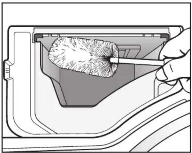 MIELE WMR 500-61 CH - Sitz des Waschmittel-Einspülkastens reinigen - 1