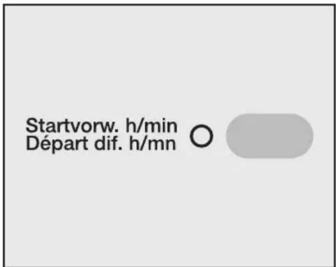 MIELE W 400-75 CH - Startvorwahl - 1
