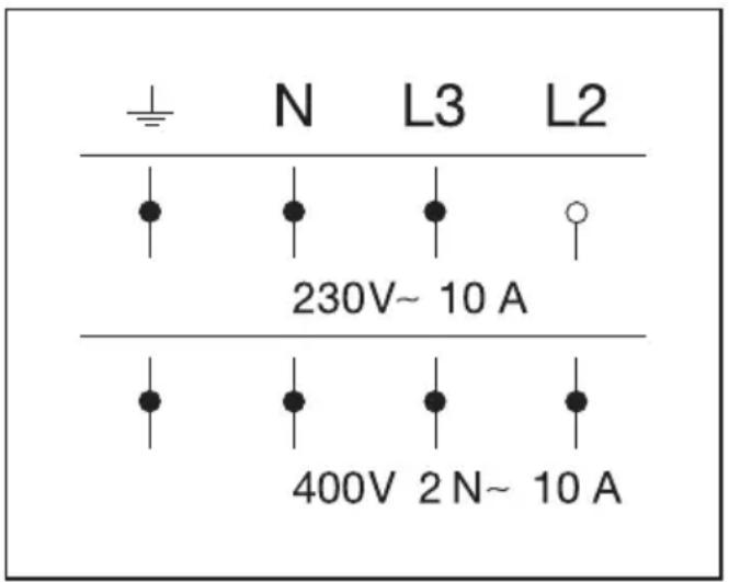 MIELE W 400-75 CH - Elektroanschluss - 1