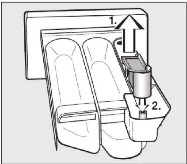 MIELE W 400-75 CH - Waschmittel-Einspülkasten reinigen - 2