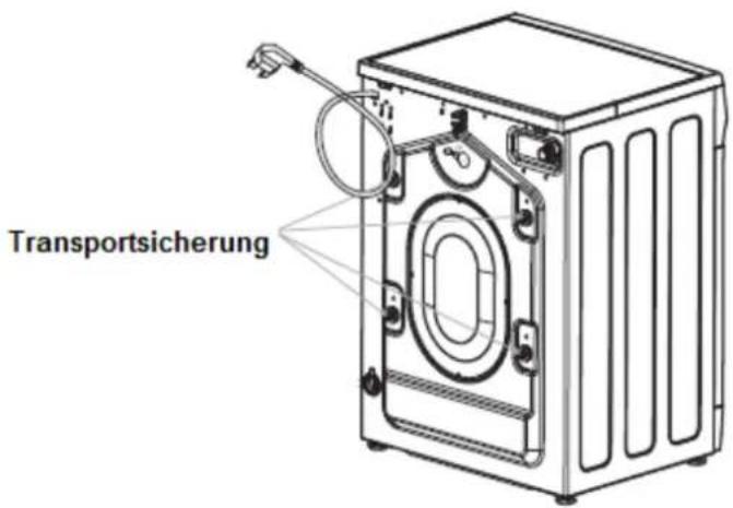 Exquisit WA 7114-7 - Transportsicherung entfernen - 1