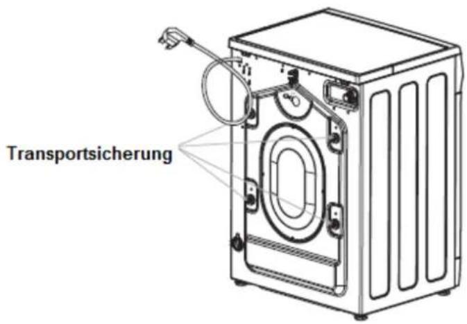Exquisit WA 6212-7.1 - Transportsicherung entfernen - 1