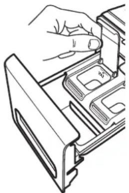 BAUKNECHT WA Prime 1254 Z - Füllen der Fächer mit Waschmittel / Weichspüler - 2