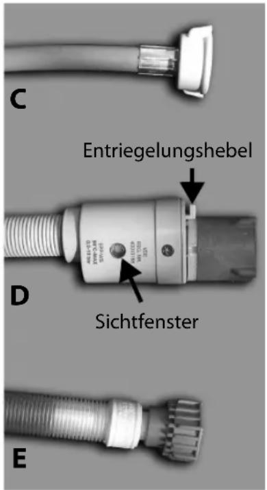 BAUKNECHT Super Eco 6414 - Reinigung des Filtersiebs im Wasserzulaufschlauch/-schläuchen - 1