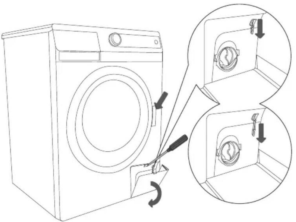 GORENJE WS652P - Öffnen der Gerätetür (Vorübergehende Unterbrechung/Dauerhafter Abbruch - Programmänderung) - 1