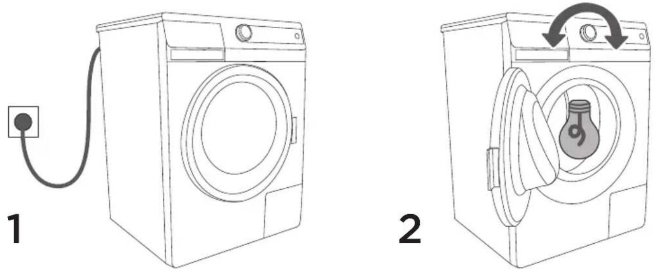 GORENJE WS652P - EINSCHALTEN DER WASCHMASCHINE - 1