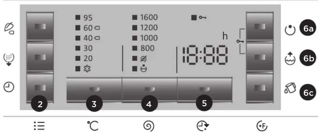 GORENJE WS652P - SCHRITT: AUSWAHL DER EINSTELLUNGEN - 1