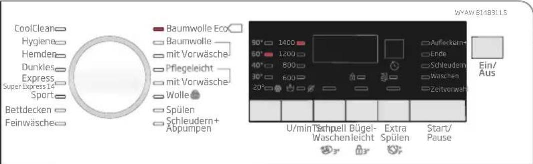 BEKO WYAW 814831 LS - Kalt - 60 °C Maximal 8 kg - 1