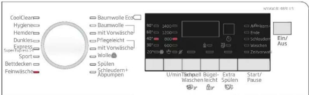 BEKO WYAW 814831 LS - Kalt - 40 °C Maximal 4 kg - 1