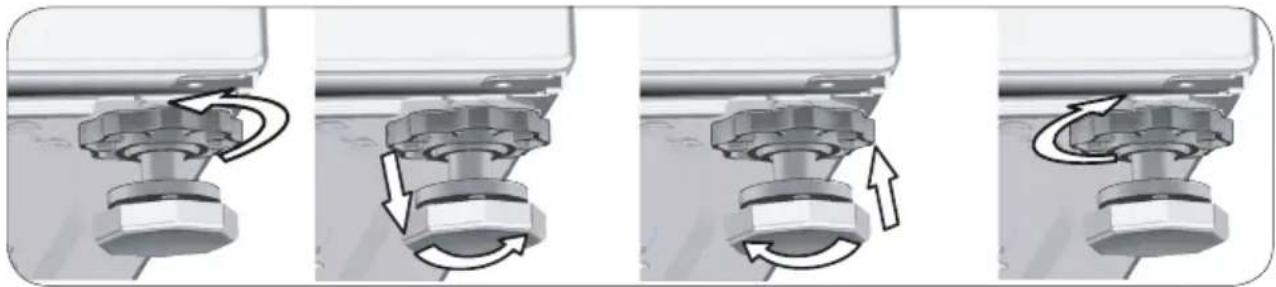 BEKO WYAW 814831 LS - Füße einstellen - 2