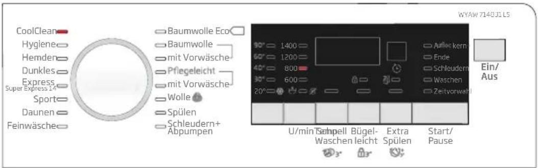 BEKO WYAW 714831 LS - Kalt - 30 °C Maximal 3,5 kg - 1