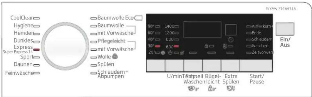 BEKO WYAW 714831 LS - Kalt - 90 °C Maximal 7 kg - 1