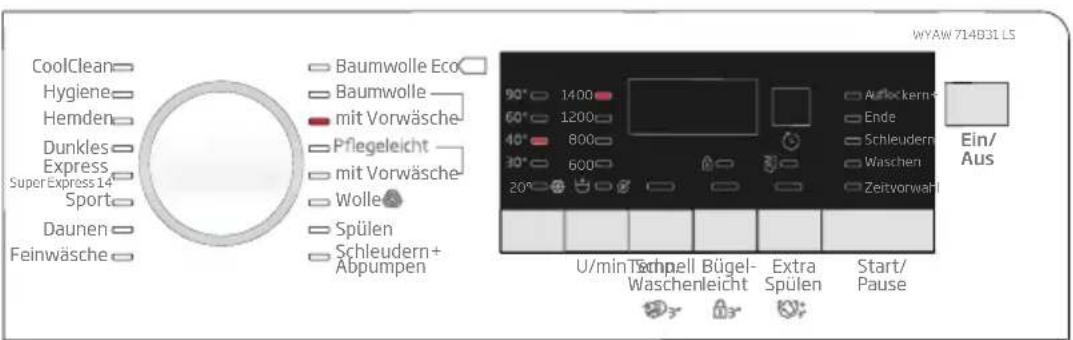 BEKO WYAW 714831 LS - Baumwolle mit Vorwäsche Kalt - 90 °C Maximal 7 kg - 1
