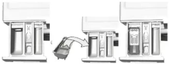 BLOMBERG WAF 71620 - Bei Flüssigwaschmitteln mit Flüssigwaschmittelbehälter: - 1