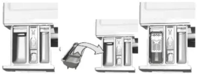 BLOMBERG WAF 71420 - Bei Flüssigwaschmitteln mit Flüssigwaschmittelbehälter: - 1