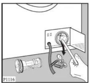 Zanussi-Electrolux FXC 1406 - Reinigung der Laugenpumpe - 3
