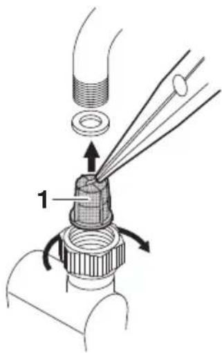 SIBIR WAM-SL 2884 - Wassereinlauf-Filter reinigen - 1