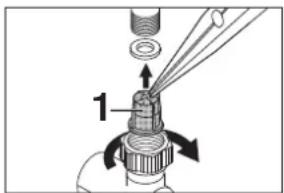 SIBIR WA-S 11011 - WWassereinlauffilter reinigen - 2