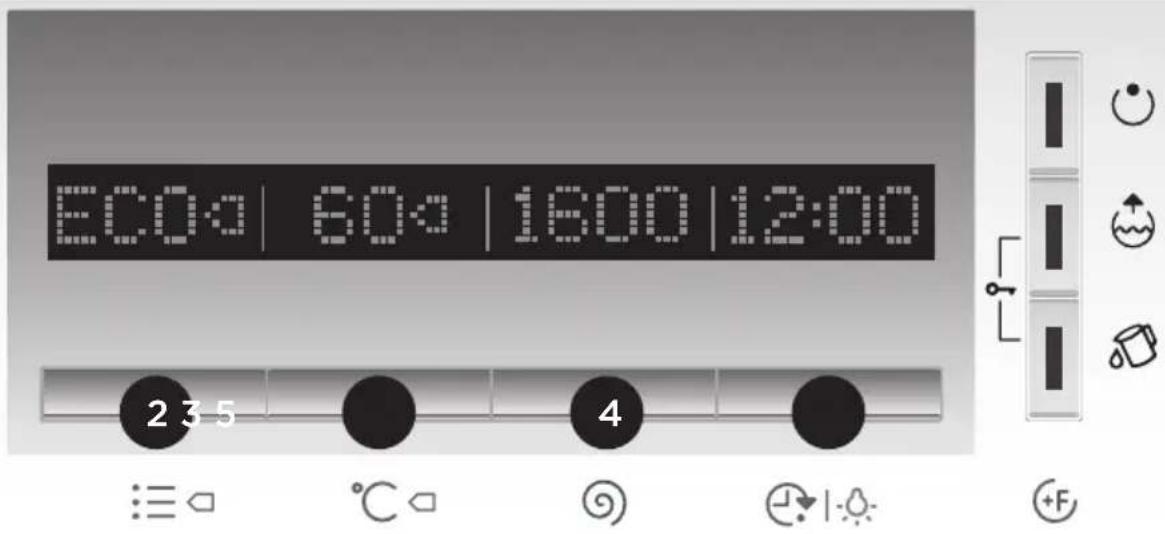 SIBIR WA 8622 SL - SCHRITT: AUSWAHL DER EINSTELLUNGEN - 1