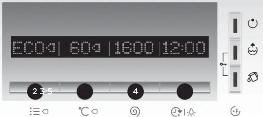 SIBIR WA 8420 S - SCHRITT: AUSWAHL DER EINSTELLUNGEN - 1