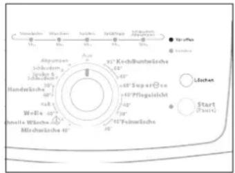 Hanseatic WA 6400 - Programm abbrechen? - 1