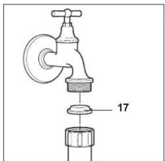 Hanseatic WA 61210 - Wasserzulaufsieb reinigen - 1