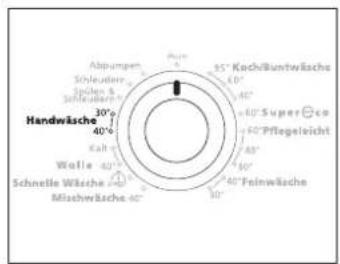 Hanseatic WA 6200 - Programm Handwäsche - 1