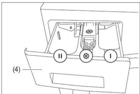 Hanseatic HWM 814 A3D - Wasch- und Pflegemittel einfüllen - 2