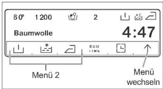 Hanseatic HWM 814 A3D - Leichtbügeln ein-/ausschalten - 2