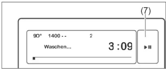 Hanseatic HWM 814 A3D - Programm unterbrechen und fortsetzen - 1