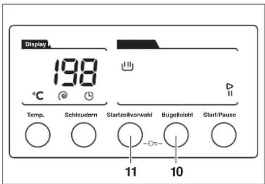 Hanseatic HWM 716 A3 - Sicherungsverriegelung (Kindersicherung) - 1