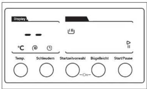 Hanseatic HWM 716 A3 - Schleuderdrehzahl anpassen - 2
