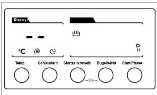 Hanseatic HWM 614 A2 - Schleuderdrehzahl anpassen - 2
