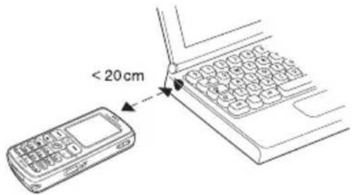 SONY ERICSSON D750i - So schalten Sie den Infrarotport ein: - 1