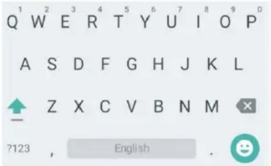 ZTE Blade L5 - Android-Tastatur - 1