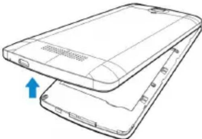 ZTE Blade L5 - Einsetzen der Micro-SIM-Karte - 1
