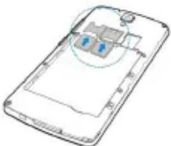 ZTE Blade L5 - Einsetzen der Micro-SIM-Karte - 2