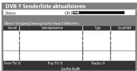 PANASONIC Viera TX-P65VT30J - DVB-Senderliste automatisch aktualisieren [Senderliste aktualisieren] - 1