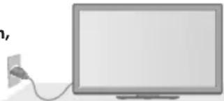 PANASONIC Viera TX-P65VT30J - Handhabung von Netzstecker und Netzkabel - 2