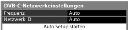 PANASONIC Viera TX-P65VT30J - [DVB-C-Netzwerkeinstellungen] - 1