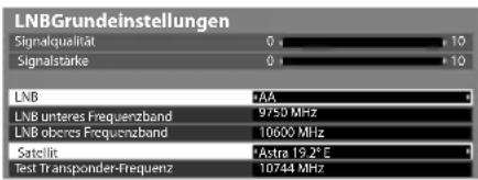 PANASONIC Viera TX-P65VT30J - Stellen Sie [LNB] und [Satellit] ein - 1